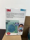 New 3m 1860 Particulate Respirators  Case Of 120 - Exp 12 Month Plus