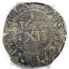 1652 Noe-4 R-6  Pcgs Au 55 Reversed Ns Pine Tree Shilling Colonial Silver