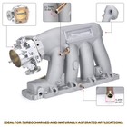 For K20 K20z3 K24 K24a2 Rbc Intake Manifold   70mm Throttle Body K Swap K-series