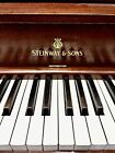 Steinway Mid-century Modern Upright Piano 40  Satin Mahogany