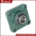 10pcs Ucf205-16 Pillow Block Flange Bearing 1  Bore 4 Bolt Solid Base