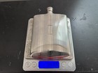 Sterling Silver Flask Beautiful Slimline Deco Design
