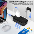 Voltage Converter 2300w Power Step Down 220v To 110v Universal Travel Adapter   