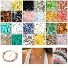 24-color Natural Stone Chips  5-8mm  For Diy Jewelry Making