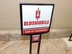  Advertising General Motors Oldsmobile Car Dealership Desk Top Sign  Repro Nice 