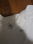 Lacoste Men s White Waffle Knit Thermal L s Lounge Sleep Shirt Xl