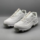 Mizuno Softball Cleats Women s 7 White Metal 9-spike Swift 8 11gm236001 New