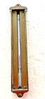 Vtg Solid Brass Buckeye Incubator Co Thermometer Springfield Oh Usa 12  B-8214
