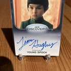 Star Trek Connections Autograph Card Of Liam Hughes As Young Spock