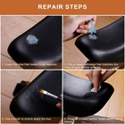 Leather Dye Repair Kit 18 Colors For Vinyl Furniture Couch Car Seat Shoes 22pc