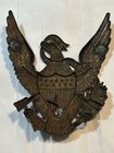 M1881 7th Infantry Us Helmet Plate  Original With Great Patina 