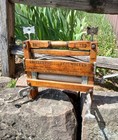 Antique Wooden Hand Crank Clothes Wringer Anchor Brand Lovells 1886