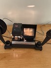 Vintage Mansfield Reporter 8mm Film Editor Viewer With Reels   Rewind Arms Usa   