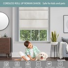 Changshade Custom Blackout No Tools No Drill Cordless Roman Shades Window Blinds