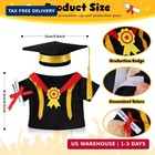 Set Of 1 Graduation Teddy Bear Clothes Cap   Gow Outfit Fits Make Your Own Most