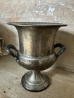 Vintage Silver Plate Wine Bucket Champagne Cooler Trophy Vase Engraved 1984 Golf