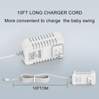 Replacement Charger For Fisher Price ingenuity Baby Swing  6v Dc ac Power Chargi