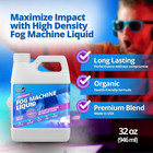 Fog Machine Liquid - 32oz Smoke Machine Fog Juice For Halloween Party  High Dens
