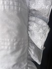 Lauren Ralph Lauren White Eyelet Lace Ruffle Pillow Sham Cottagecore Romantic