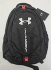 Under Armour Hustle 5 0 Backpack     Black   Silver     Unisex     New With Tags