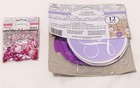 Wedding Decorations Mr   Mrs Decor Set Purple Foil Swirls   Pink Silver Confetti