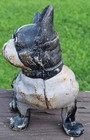 French Bulldog Or Boston Terrier Antique Cast Iron Doorstop