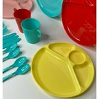 Vtg Gothamware Plastic Dinnerware Plates Cups Utensils Mid Century Picnic