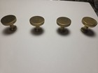 Vintage Heavy Brass Cabinet Knob Mid Century Modern Drawer Pull  13 Avail 