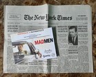 Mad Men  Roger Sterling roger Slattery Prop Ny Times Cover Studio Coa