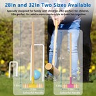 8 Players Croquet Set With 32in Regulation   28in Standard Size Rubber Wood