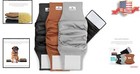 3-pack X-large Male Dog Diapers - Washable Belly Bands With Custom Fit Extendrs