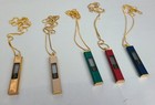 Vtg Wilson Necklace Pendant Digital Watch Gold Tone Chain  You Choose Color