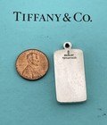 Tiffany   Co  Dog Tag  Vintage Tiffany Id Tag Dog Tag 17 Grams 1980