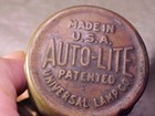 Auto Lite Carbide Lamp Coal Miners Head Brass Light Universal Lamp Co   Vintage
