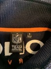 Nfl Team Apparel Denver Broncos Logo 1 4 Zip Pullover Men   s S Blue Fleece-lined