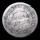 1857 Seated Liberty Half Dime Silver ---- Nice Details Coin ----  kk150