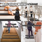 36  Non-slip Rubber Stair Treads Indoor Outdoor Adhesive 5 Pack