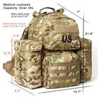 Mt Military Molle Ii Medium Rucksack Abs Frame Detachable Side Pouches
