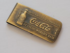 Solid Brass Coca Cola Money Clip Coke 1904 St  Louis World s Fair Money Clip
