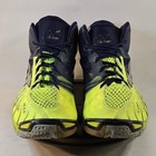 Mizuno Wave Tornado X Volleyball Shoes Mens 15 Navy Yellow Dynamotionfit Indoor