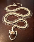 Preserved Snake Skeleton - White-lipped Pit Viper - Real Snake - Oddities - Goth