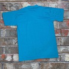 Rare Vintage Single Stitch Hef-t Tee Jays Mot  rhead Blue Graphic T-shirt Size S