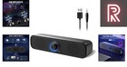 Usb Powered Desktop Speakers With Built-in Microphone - Compact Multimedia Sound