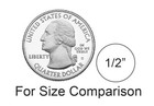 1 2  White Dots Round Vinyl Color Coded Inventory Label Stickers Half Inch Dot