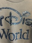 Brand New With Tags Disney Parks 2025 Blue Sequin Wdw Adult Crewneck Sweatshirt 