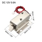Dc 12v 0 6a 11 4mm Electromagnetic Solenoid Locks Assembly For Lock