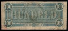 1864  100 Confederate States Of America Antique Note  Beautiful Crisp Extra Fine