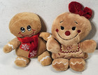 Dan Dee Collectors Choice Christmas Gingerbread Pair Set Plush Stuffed Toy 7 5   