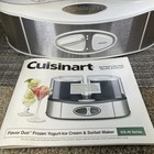 Cuisinart Flavor Duo Frozen Yogurt Ice Cream   Sorbet Maker Model Ice-40c Tested