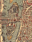 Paris 1575 Historic City Plan Vintage Map - 18x24